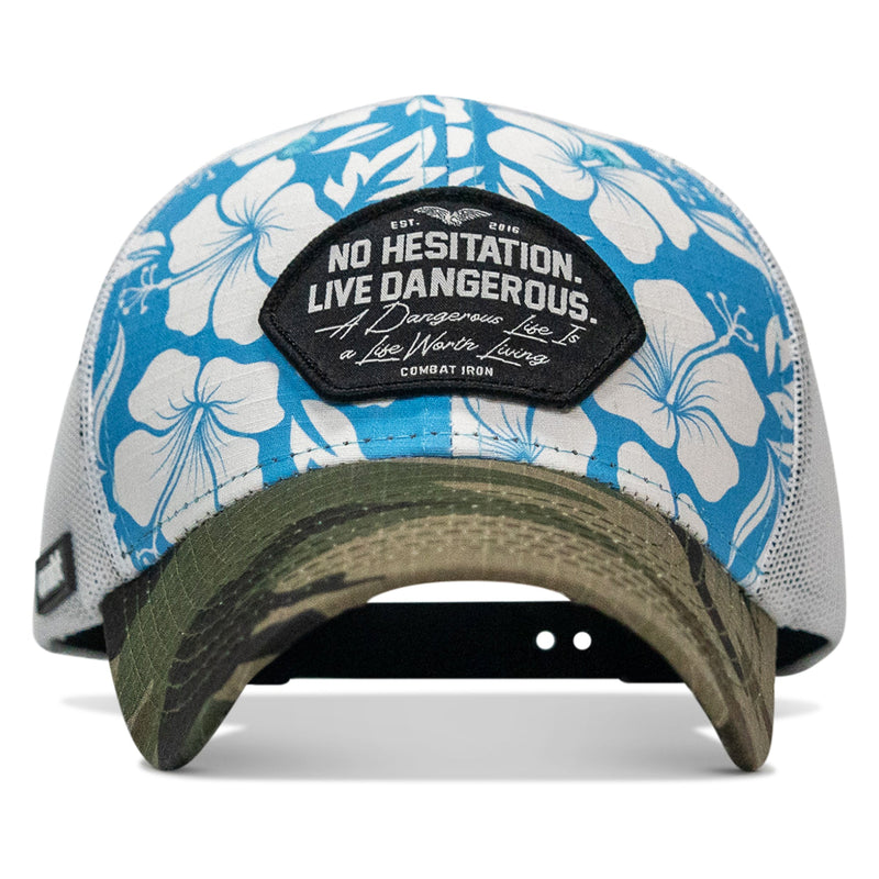 Load image into Gallery viewer, No Hesitation. Live Dangerous Patch Original Ripstop Snapback Hat