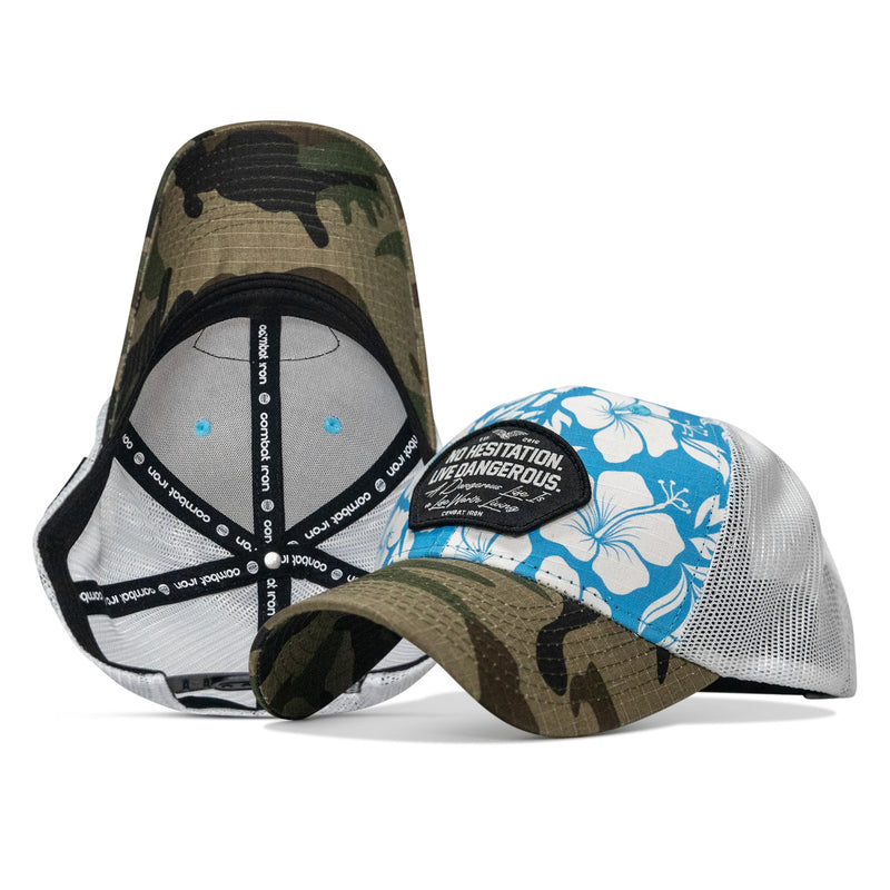 Load image into Gallery viewer, No Hesitation. Live Dangerous Patch Original Ripstop Snapback Hat