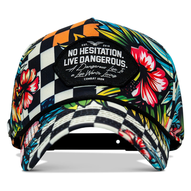 Load image into Gallery viewer, No Hesitation. Live Dangerous Patch Weekender Snapback