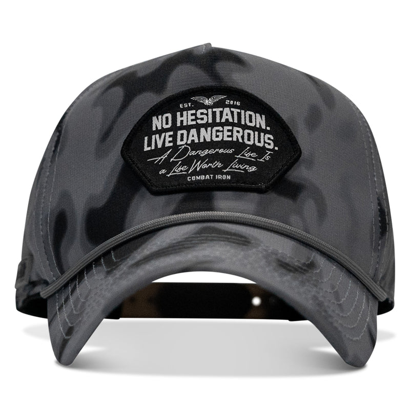 Load image into Gallery viewer, No Hesitation. Live Dangerous Patch Weekender Snapback