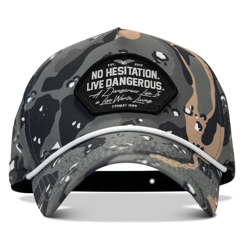 Load image into Gallery viewer, No Hesitation. Live Dangerous Patch Weekender Snapback