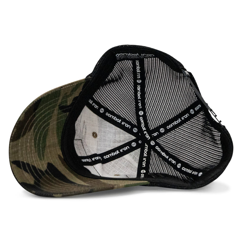 Load image into Gallery viewer, No Hesitation. Live Dangerous Patch Tactical Ripstop Mesh Snapback Hat