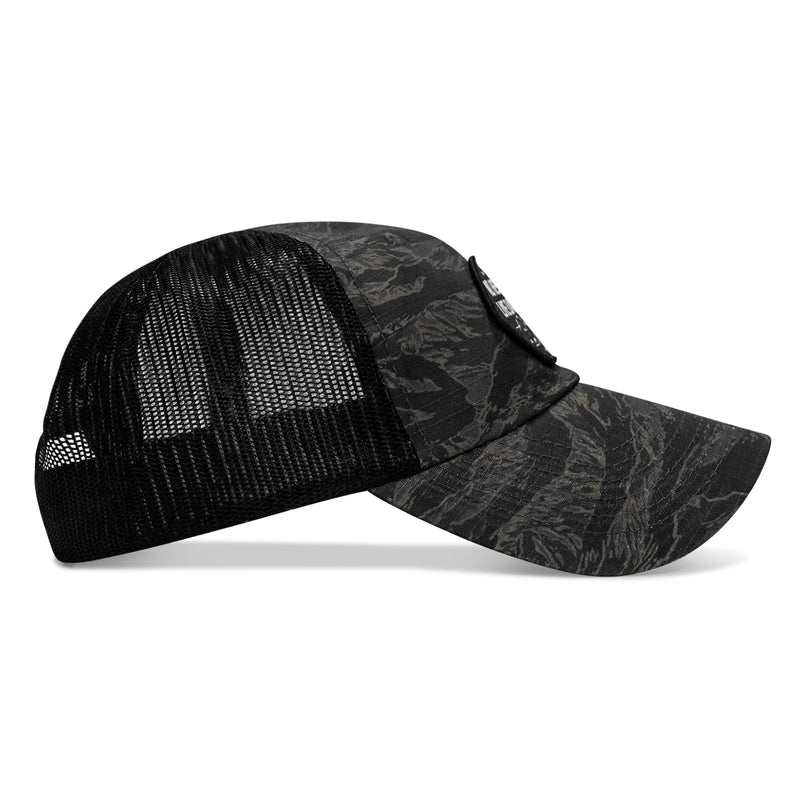 Load image into Gallery viewer, No Hesitation. Live Dangerous Patch Tactical Ripstop Mesh Snapback Hat