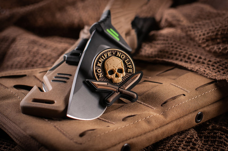 Load image into Gallery viewer, M-Tac patch No Knife - No Life 3D PVC