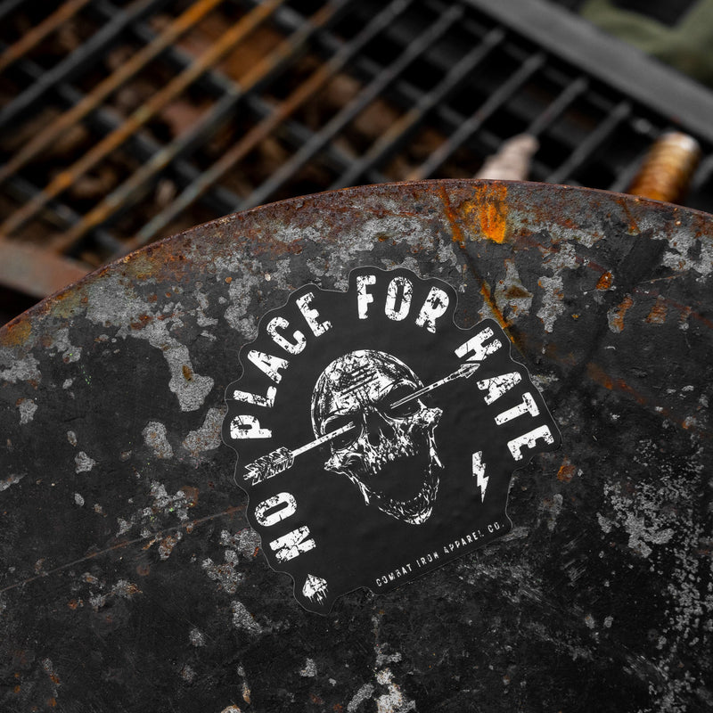 Load image into Gallery viewer, No Place For Hate Skull Decal