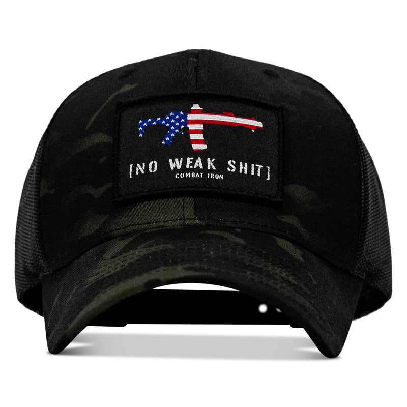 Load image into Gallery viewer, No Weak Shit Patch Snapback Hat