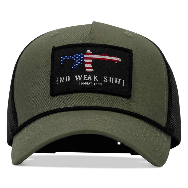 Load image into Gallery viewer, No Weak Shit Patch Rope Snapback Hat