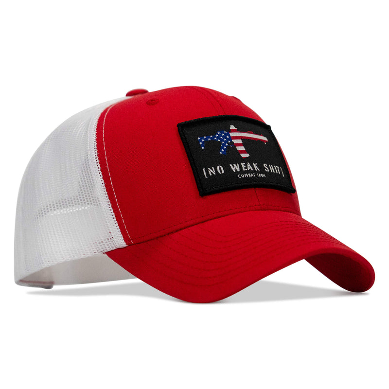Load image into Gallery viewer, No Weak Shit Patch Snapback Hat
