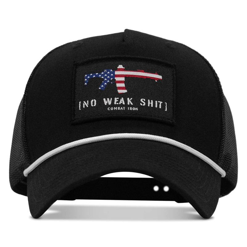 Load image into Gallery viewer, No Weak Shit Patch Rope Snapback Hat