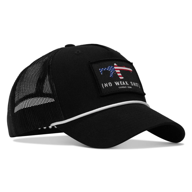 Load image into Gallery viewer, No Weak Shit Patch Rope Snapback Hat