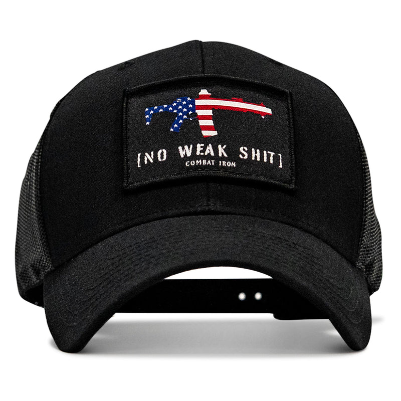 Load image into Gallery viewer, No Weak Shit Patch Snapback Hat