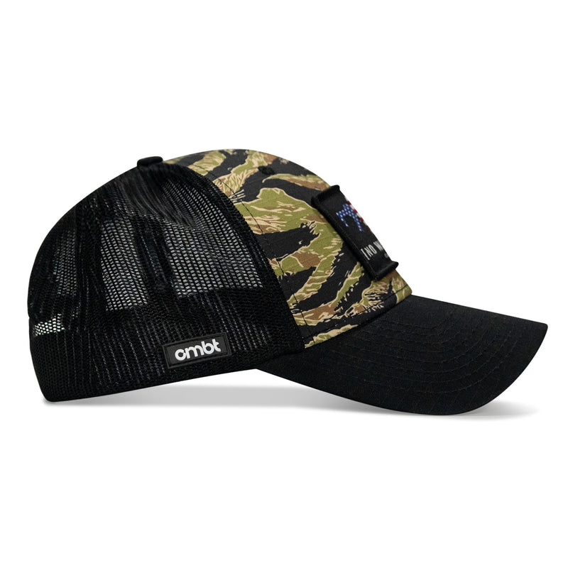 Load image into Gallery viewer, No Weak Shit American Flag Rifle Patch Original Ripstop Snapback Hat