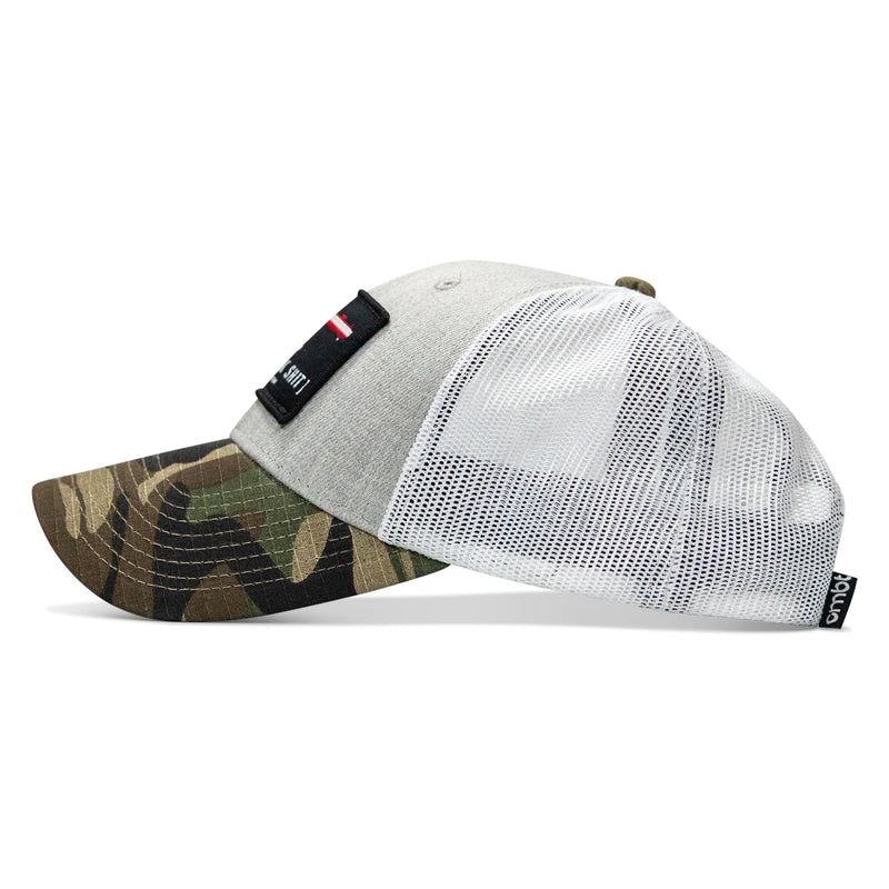 Load image into Gallery viewer, No Weak Shit American Flag Rifle Patch Original Ripstop Snapback Hat