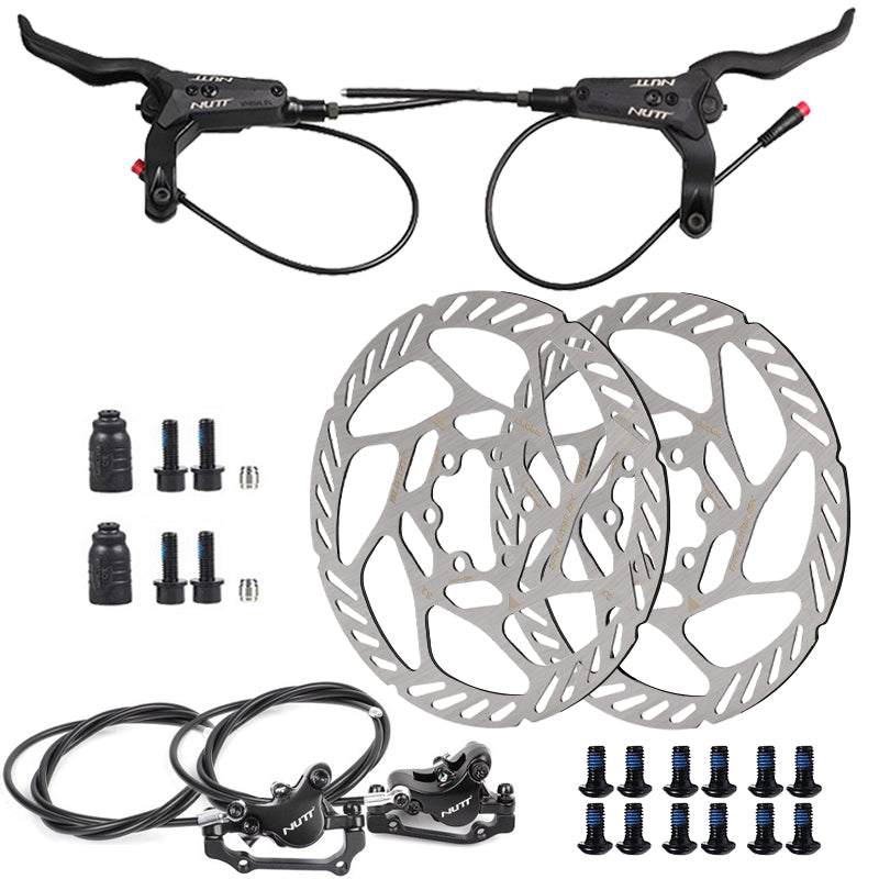 Load image into Gallery viewer, NUTT Electric Bicycle 2-PIN Power-off Hydraulic Disc Brake Kit