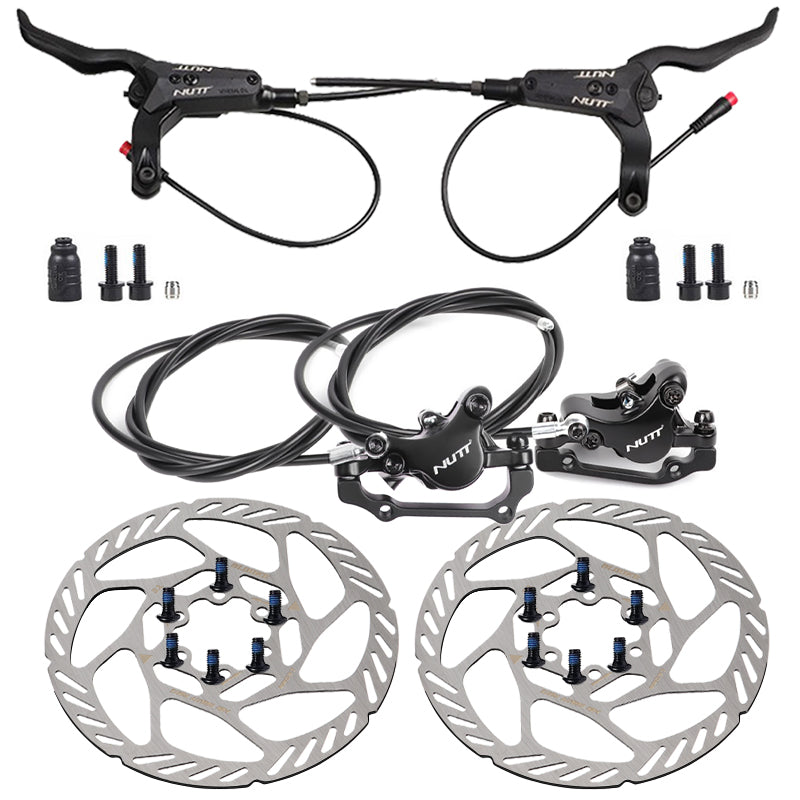 Load image into Gallery viewer, NUTT Electric Bicycle 2-PIN Power-off Hydraulic Disc Brake Kit
