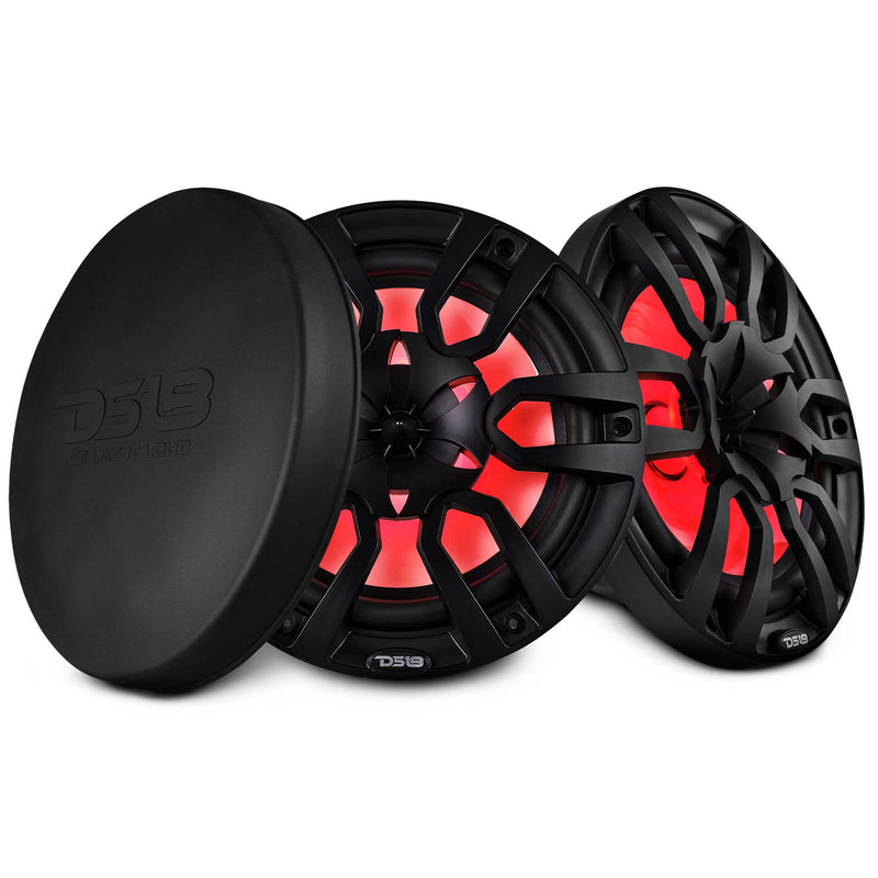 Load image into Gallery viewer, NXL 10" 2-Way Coaxial Marine Speaker with LED RGB Lights | 200W RMS 4-Ohm