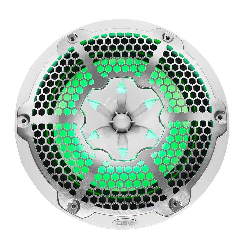 Load image into Gallery viewer, NXL 10" 2-Way Coaxial Marine Speaker with RGB LED Lights 200 Watts Rms 4-Ohm