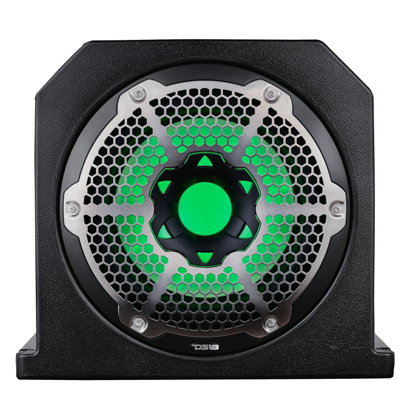 Load image into Gallery viewer, Dual 10" Marine Subwoofer Enclosure with 10" Passive Radiator and LED RGB Lights 350 Watts Rms 4-Ohm (NXL-10SUB Included)