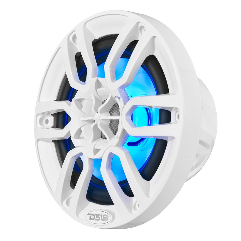 Load image into Gallery viewer, NXL 6.5" 2-Way Coaxial Marine Speaker with LED RGB Lights | 100W RMS 4-Ohm