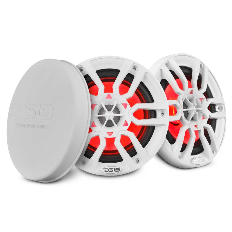 Load image into Gallery viewer, NXL 6.5" 2-Way Coaxial Marine Speaker with LED RGB Lights | 100W RMS 4-Ohm
