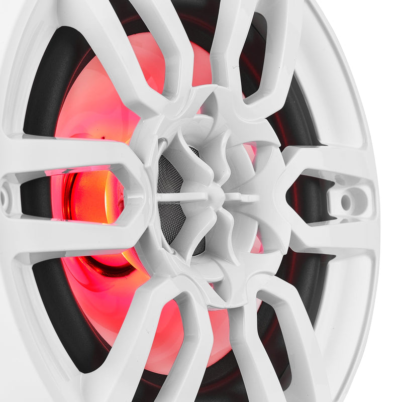 Load image into Gallery viewer, NXL 6.5" 2-Way Coaxial Marine Speaker with LED RGB Lights | 100W RMS 4-Ohm