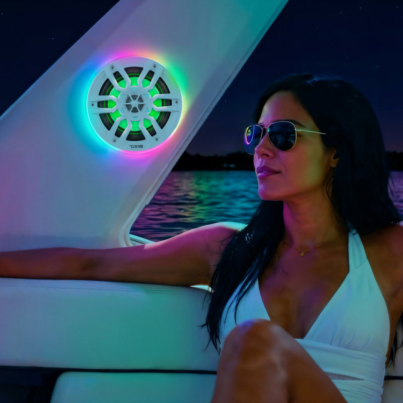 Load image into Gallery viewer, 6.5" Digital LED Ring for Marine and Powersporst Speakers and Towers