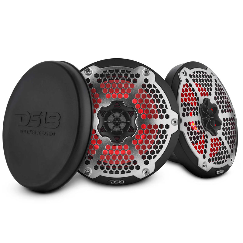 Load image into Gallery viewer, 8” Marine 2-Way Hybrid Speaker with RGB LED, Compression Driver and Neodymium Magnet | 350W RMS 4-Ohm