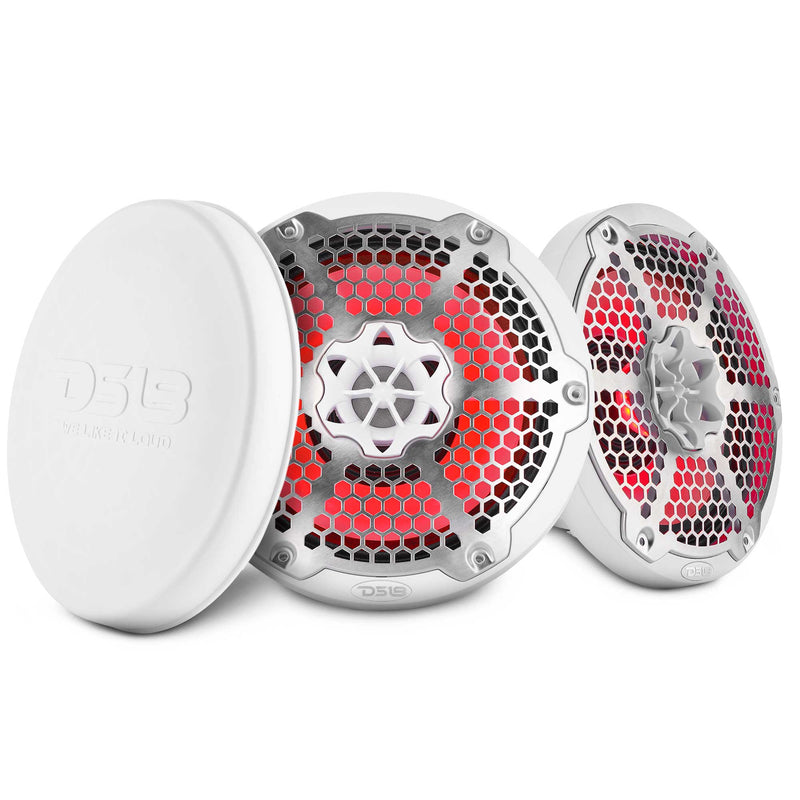 Load image into Gallery viewer, 8” Marine 2-Way Hybrid Speaker with RGB LED, Compression Driver and Neodymium Magnet | 350W RMS 4-Ohm