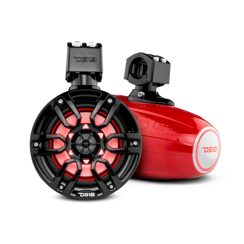 Load image into Gallery viewer, NXL 6.5" Marine and Powersports Towers LED RGB Lights 100 Watts Rms - Red
