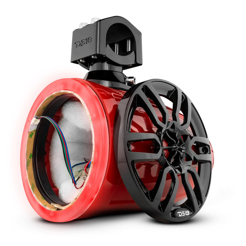 Load image into Gallery viewer, NXL 6.5" Marine and Powersports Empty Tower LED RGB Lights -Red