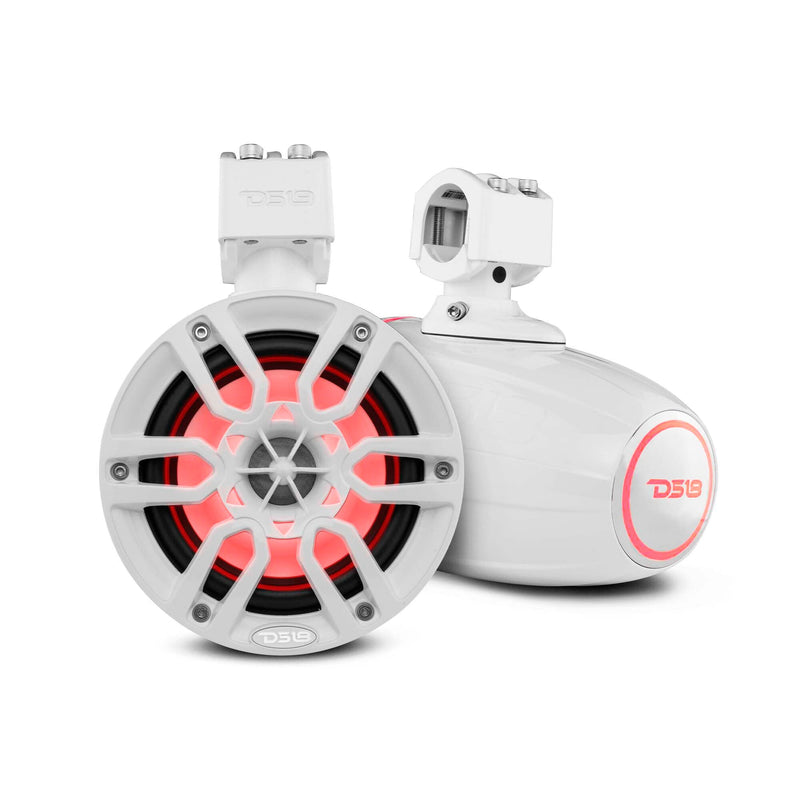 Load image into Gallery viewer, NXL 6.5" Marine and Powersports Towers LED RGB Lights 100 Watts Rms - White