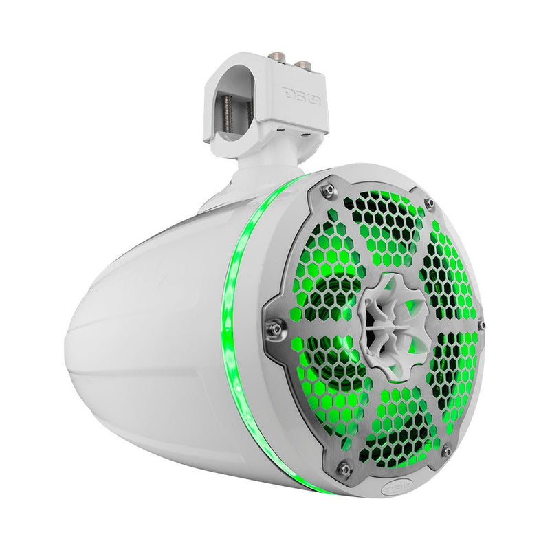 Load image into Gallery viewer, NXL 8" Neodymium Marine and Powersports Towers with Built-in Passive Radiator, 1" Driver and LED RGB Lights 180 Watts Rms