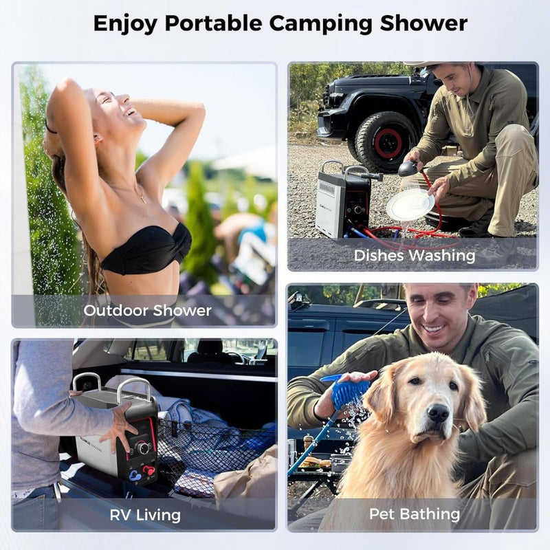 Load image into Gallery viewer, Camplux Nano 3 Max Portable Propane Hot Water System