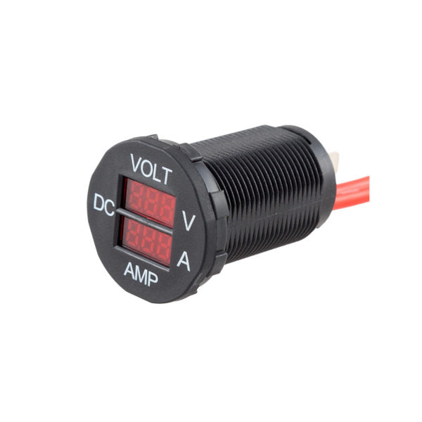 Load image into Gallery viewer, 29mm Panel Mount Volt & Ammeter (7-33V/0-25A)