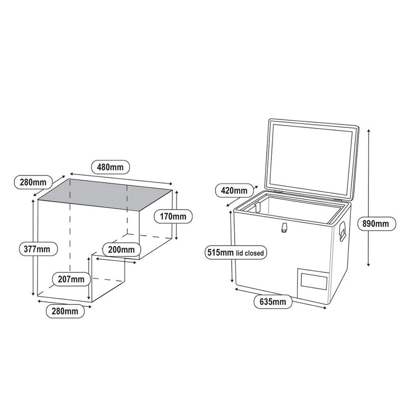 Load image into Gallery viewer, 40L Legacy Smart QC Fridge/Freezer
