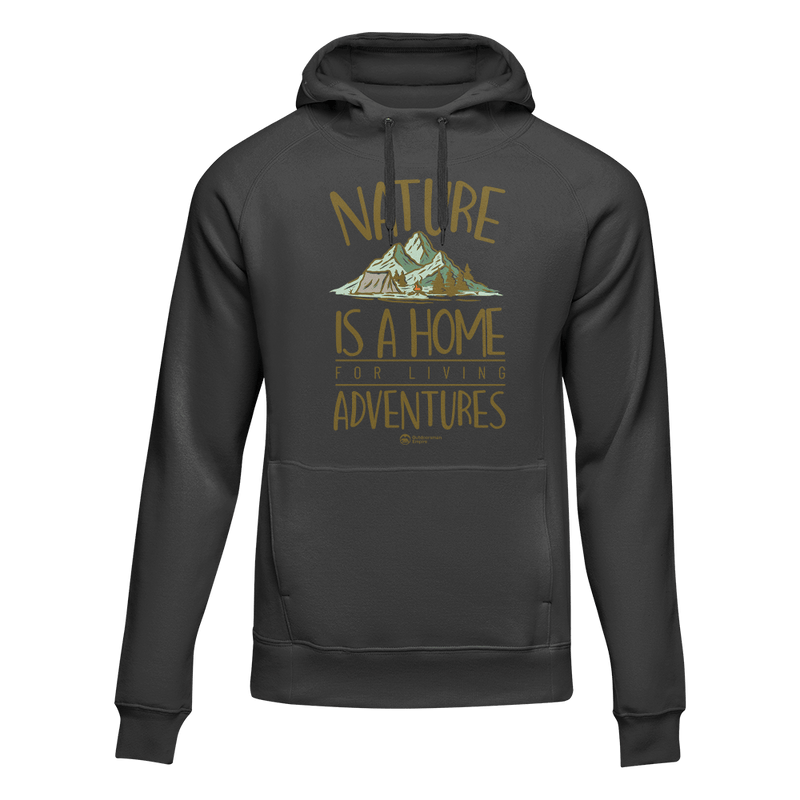 Load image into Gallery viewer, Nature Is A Home Adult Fleece Hoodie