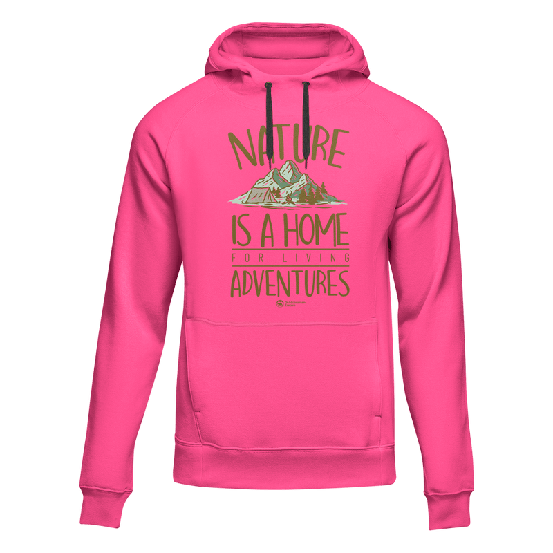Load image into Gallery viewer, Nature Is A Home Adult Fleece Hoodie