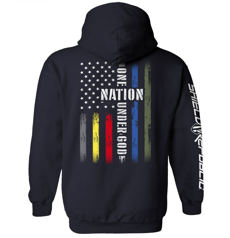 Load image into Gallery viewer, One Nation Under God First Responder Flag