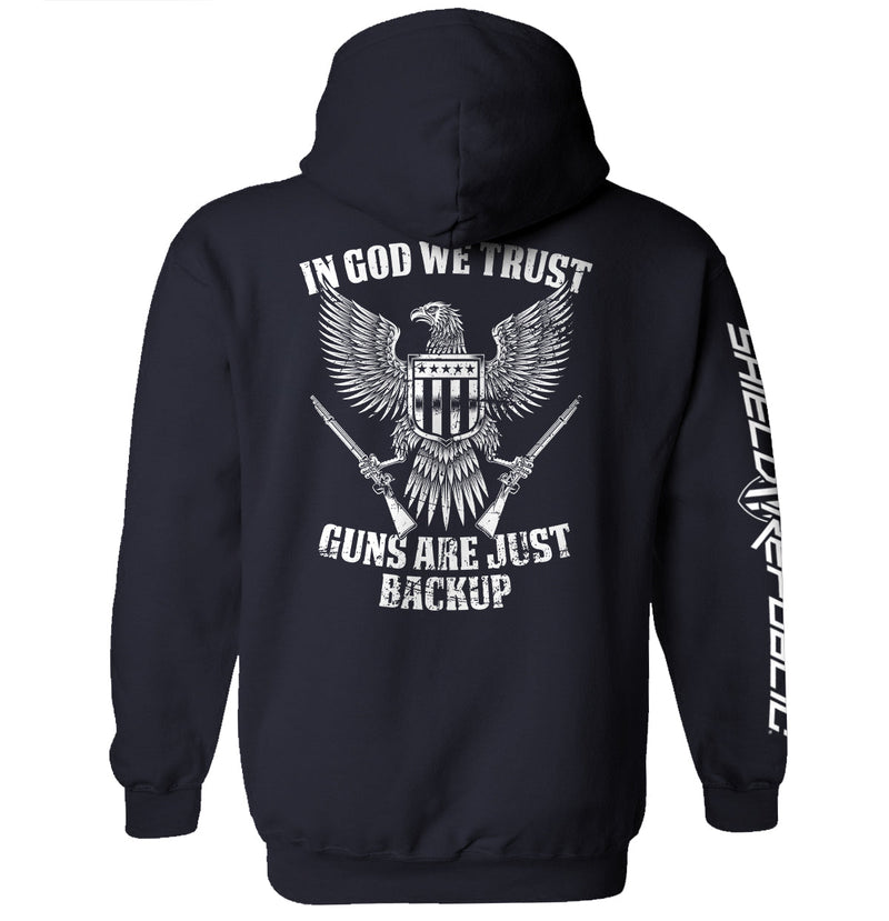 Load image into Gallery viewer, In God We Trust Guns Are Just Backup
