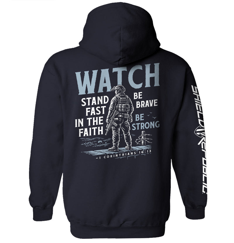 Load image into Gallery viewer, Watch Stand Fast in the Faith (Back Print)