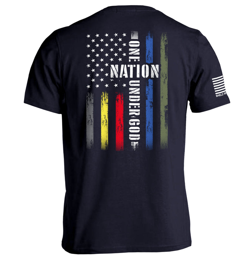 Load image into Gallery viewer, One Nation Under God First Responder Flag