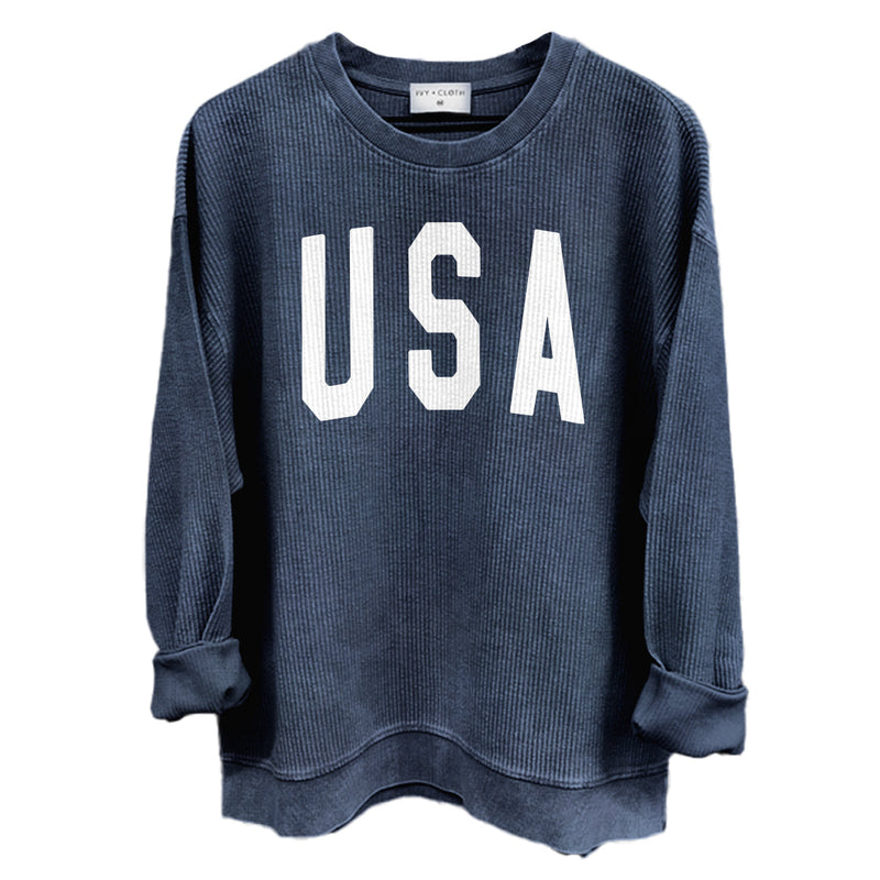 Load image into Gallery viewer, USA Collegiate Solid White (Front)