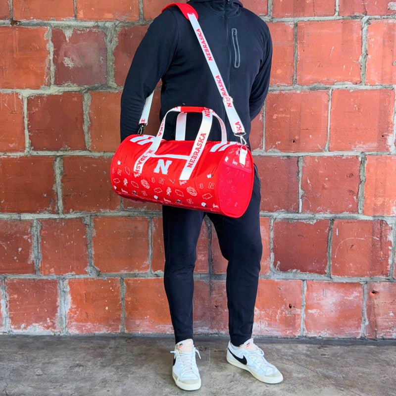 Load image into Gallery viewer, University of Nebraska Duffel Cooler