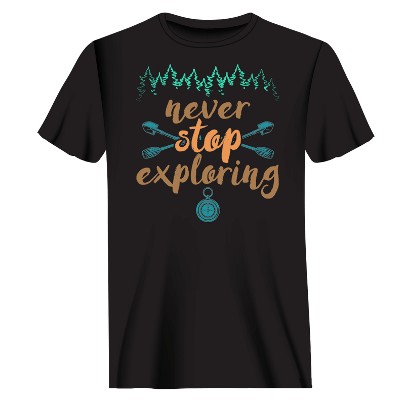 Load image into Gallery viewer, Never Stop Exploring T-Shirt for Men