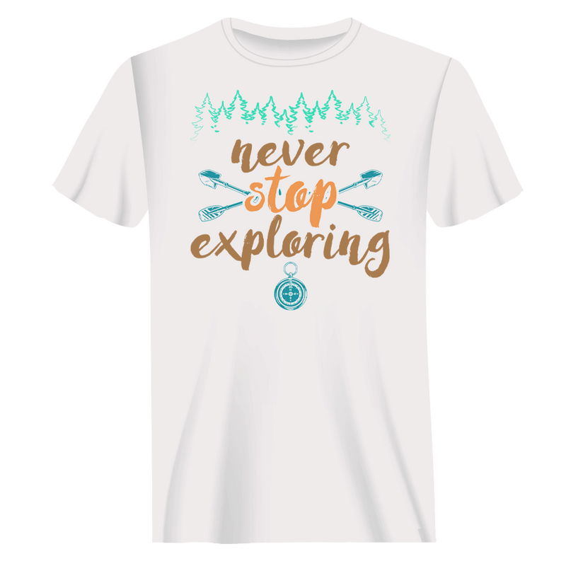 Load image into Gallery viewer, Never Stop Exploring T-Shirt for Men