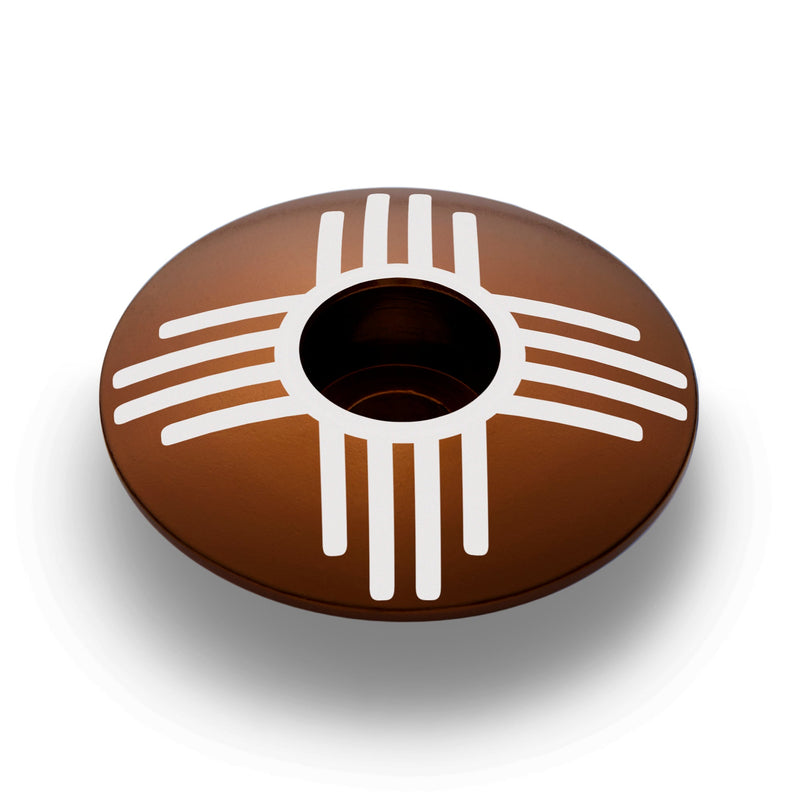 Load image into Gallery viewer, Zia New Mexico Bicycle Headset Cap