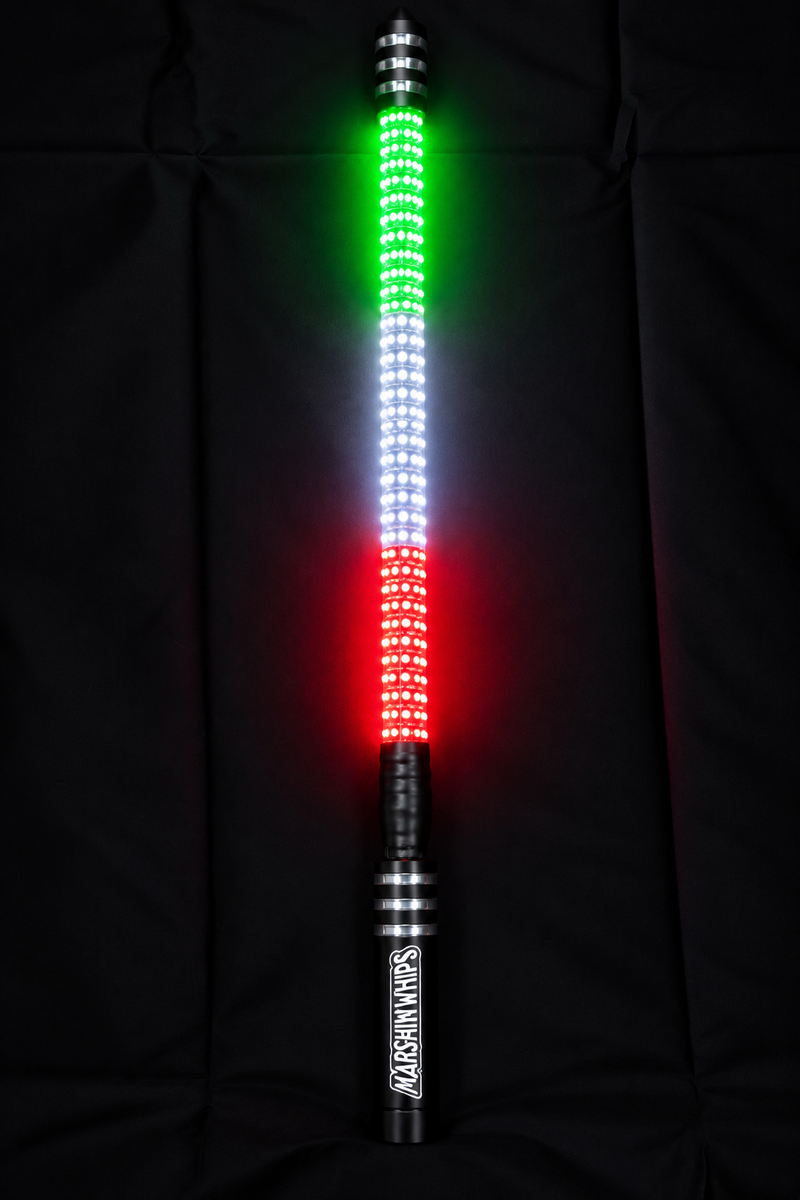 Load image into Gallery viewer, V2 Black Out LED Whip Set | Sleek Off-Road UTV Lights