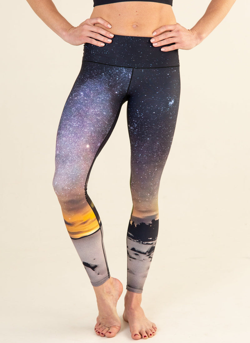Load image into Gallery viewer, Northern Lights Yoga Pants
