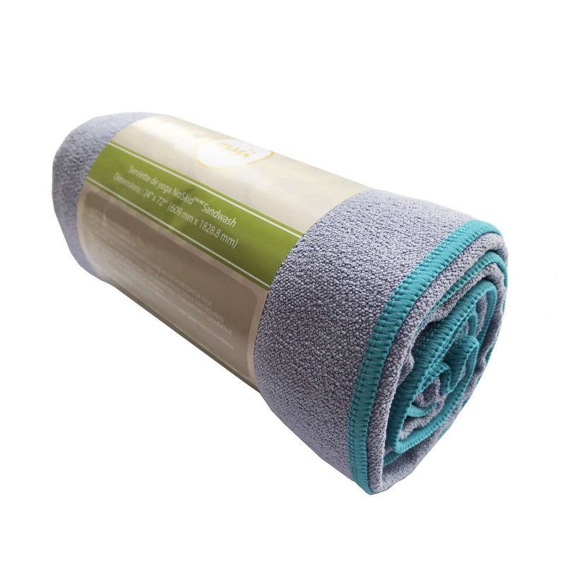 Load image into Gallery viewer, NoSkid Sand-Washed Yoga Mat Towel
