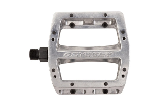 Odyssey BMX Trailmix Looseball Pedals - Anodized Silver